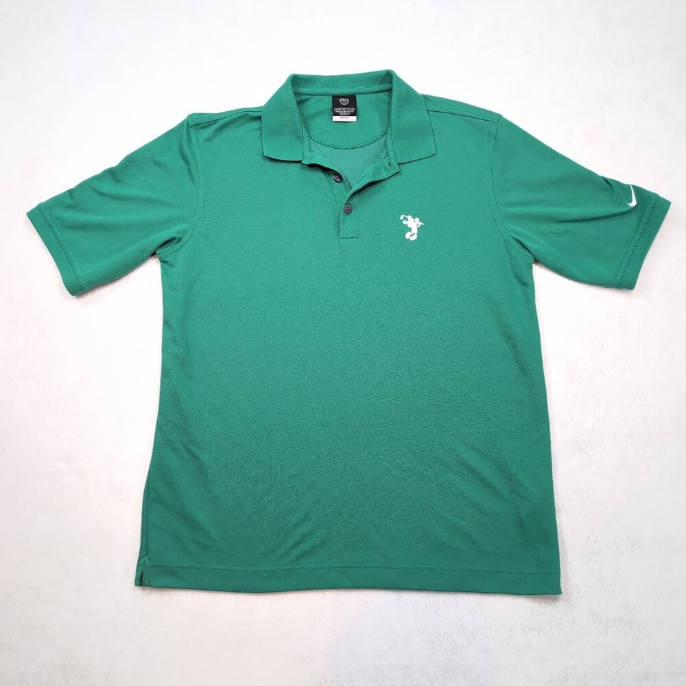 Nike Dri Fit Golf Polo Mickey Mouse Disney Boys XL Green